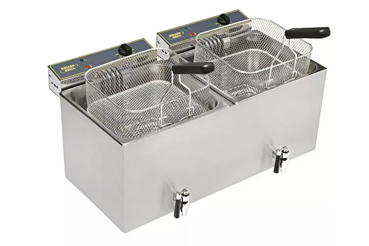 Twin Tank Deep Fryer by Real Engineering